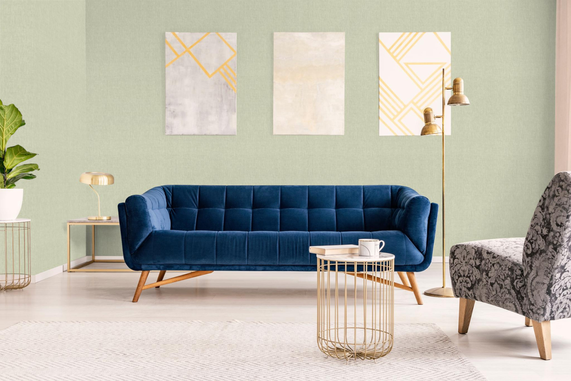 Обои Marburg Selection 33031 10,05×1,06 фото в интерьере