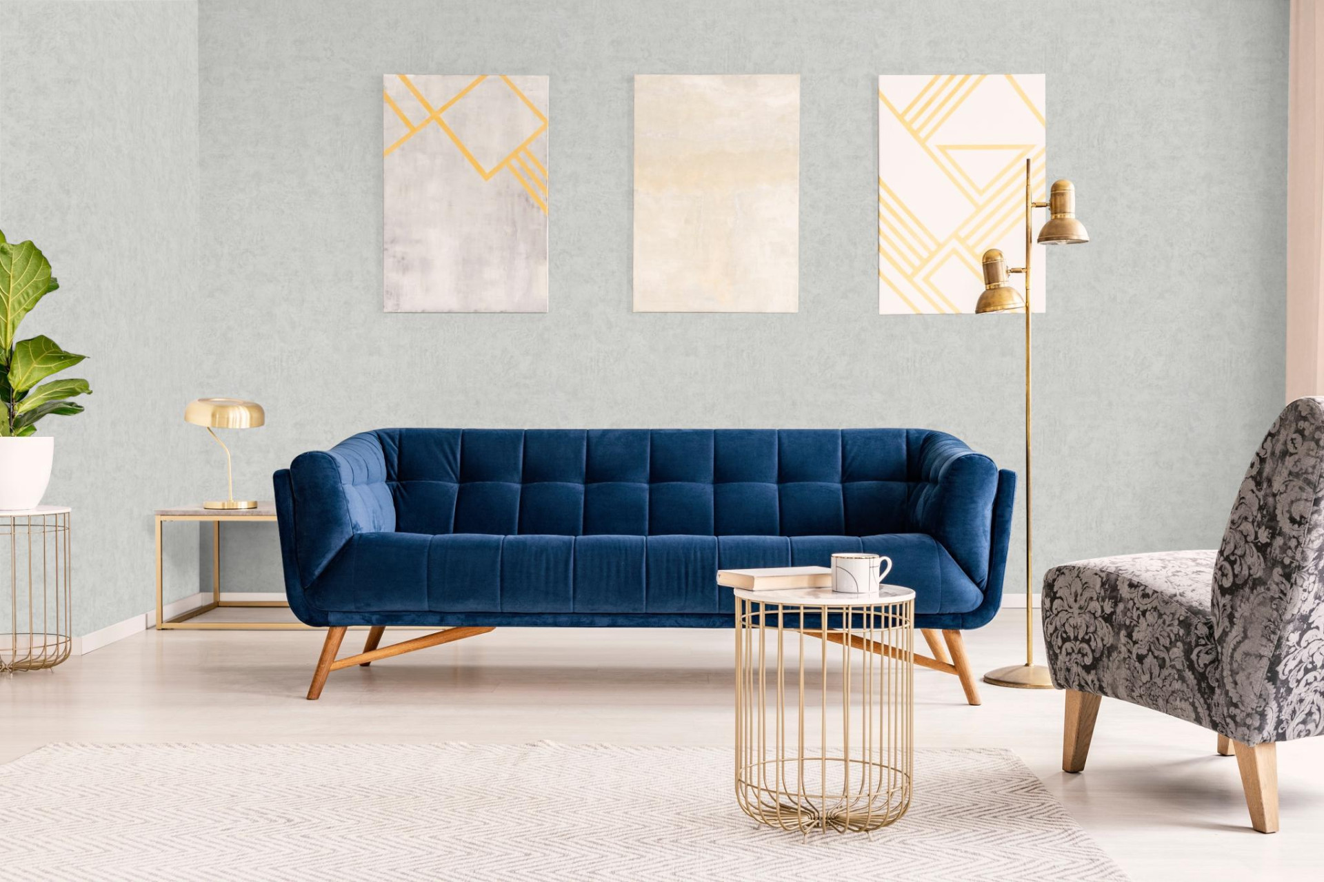 Обои Marburg Selection 34568 10,05×1,06 фото в интерьере