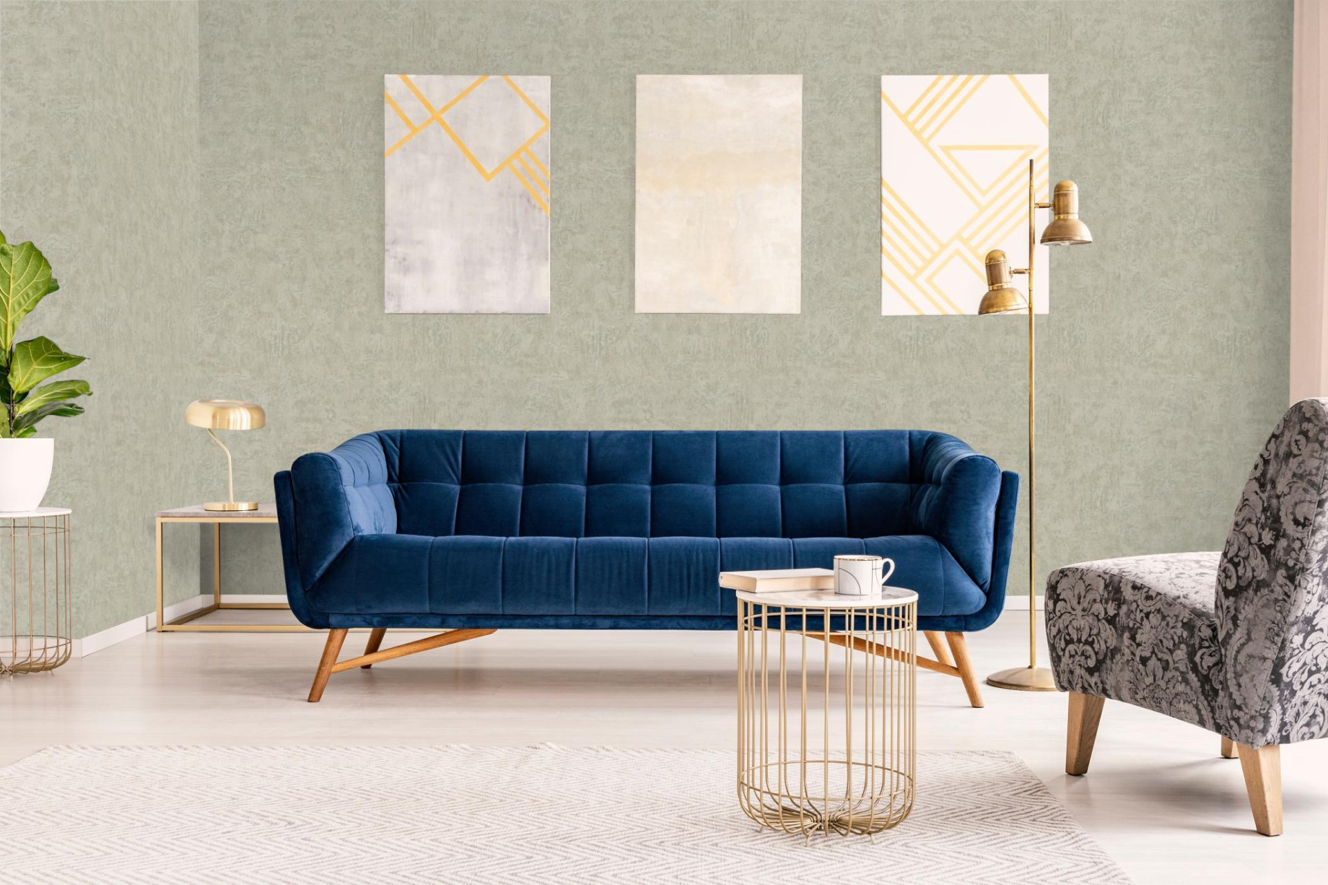 Обои Marburg Selection 34572 10,05×1,06 фото в интерьере