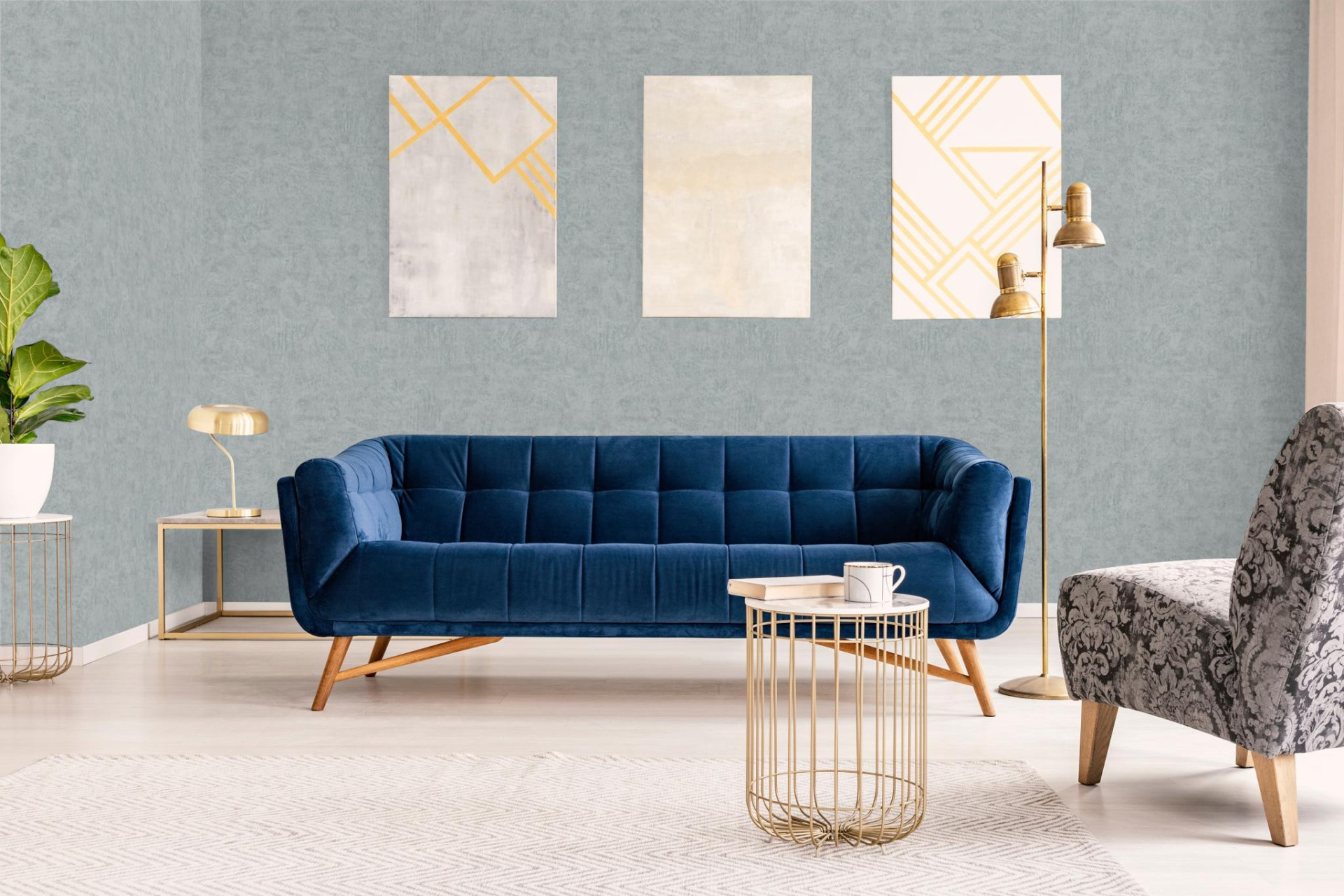 Обои Marburg Selection 34573 10,05×1,06 фото в интерьере