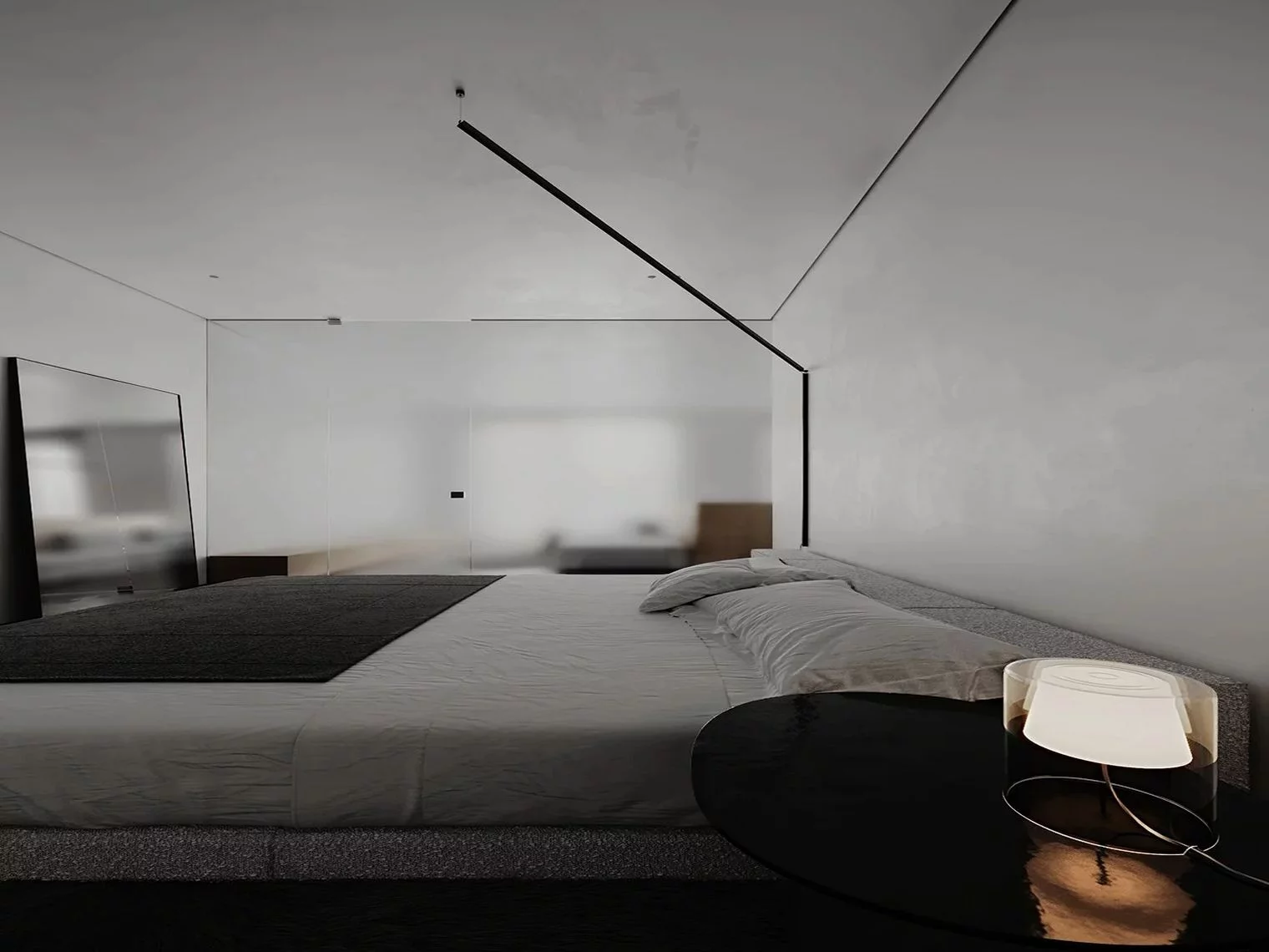 Профиль алюминиевый теневой с подсветкой Laconistiq Gips 51-100-300 без покрытия 3000×43,8×44,1 фото в интерьере Профиль алюминиевый теневой с подсветкой Laconistiq Gips 51-100-300 без покрытия 3000×43,8×44,1 фото в интерьере