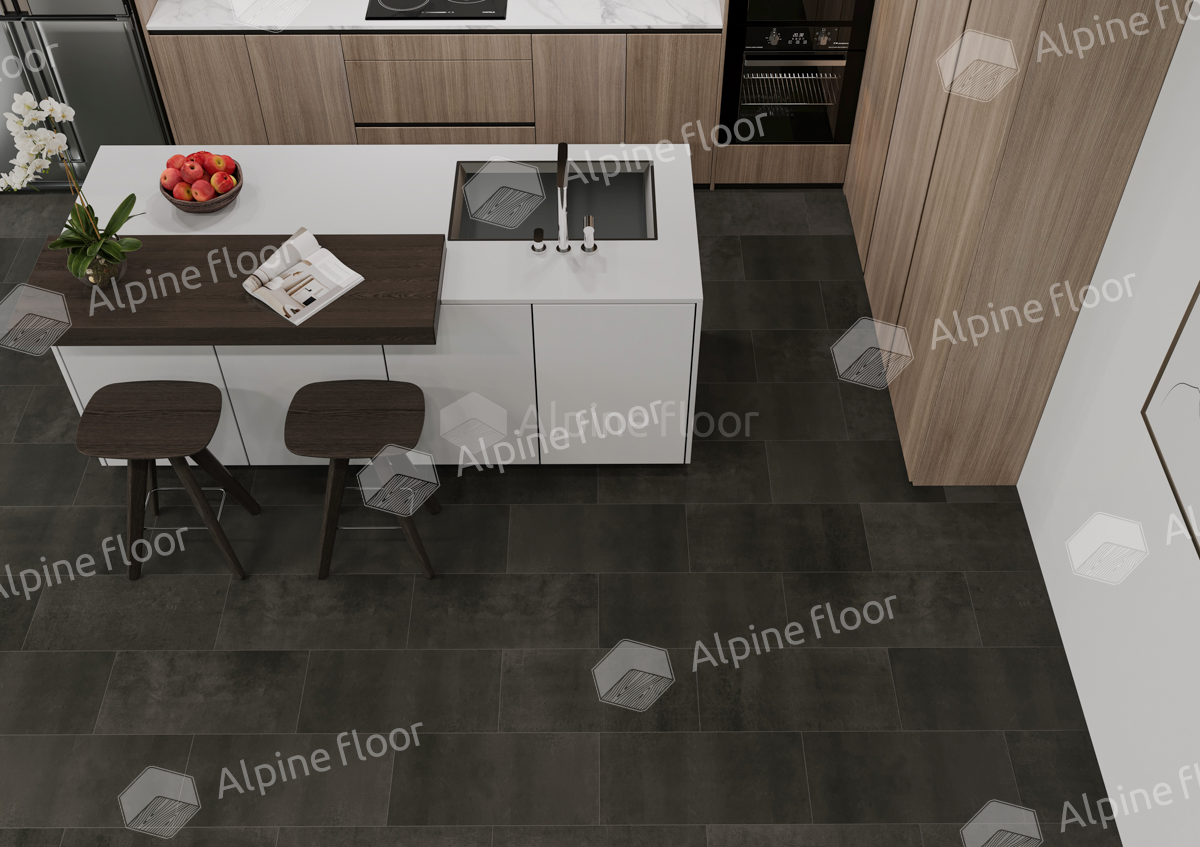 Кварцвиниловый SPC ламинат Alpine Floor ProNature Freemount 63210 638×310×4 фото в интерьере
