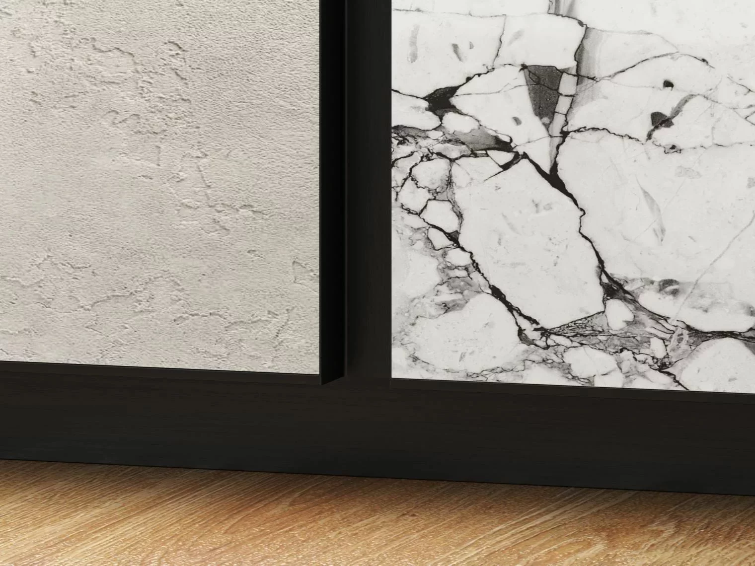 Плинтус алюминиевый теневой Laconistiq Reverse 2.0 Черный 35-11-300 3000×39,3×16 фото в интерьере Плинтус алюминиевый теневой Laconistiq Reverse 2.0 Черный 35-11-300 3000×39,3×16 фото в интерьере