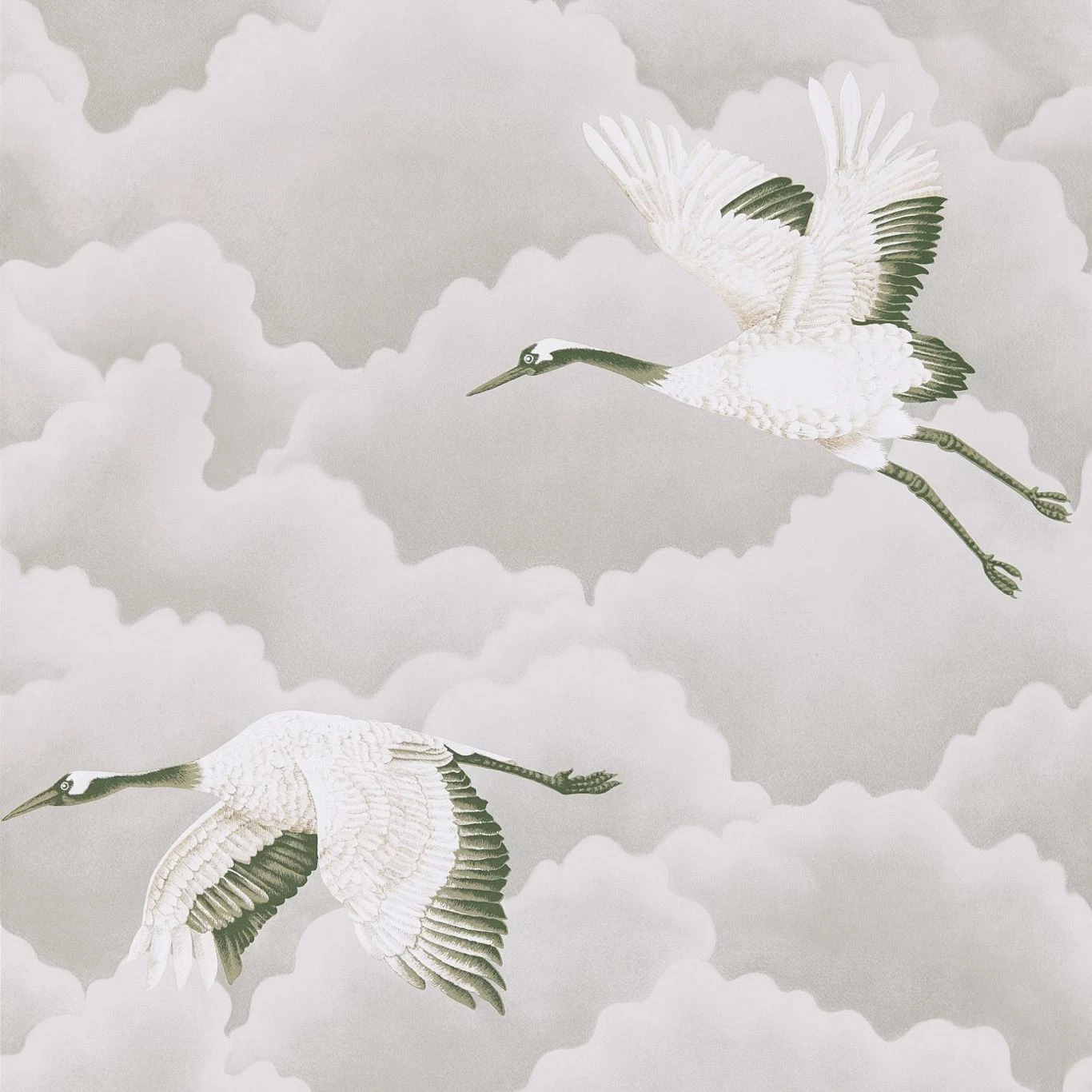 Обои Harlequin Colour 1 Cranes In Flight Platinum 111230 10,05×0,686