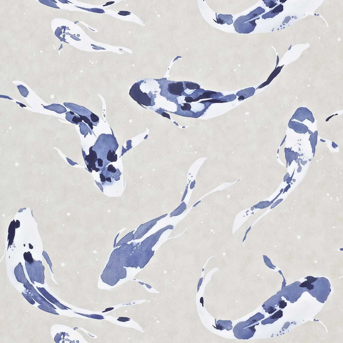 Обои Harlequin Colour 4 Koi Indigo 110902 10,05×0,686