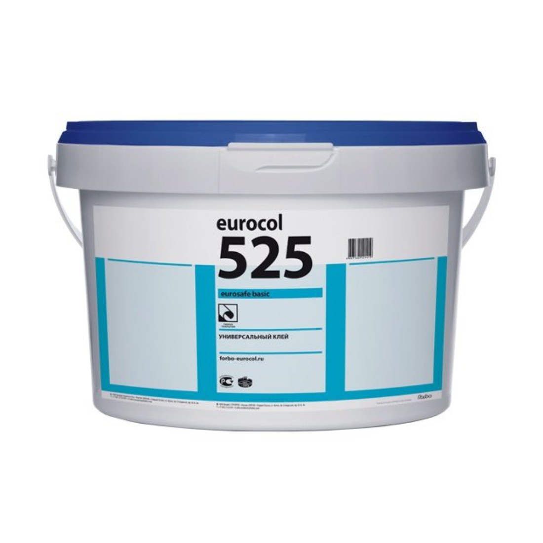 Клей для винилового пола Forbo Eurocol 525 Eurosafe Basic водно-дисперсионный 13 кг