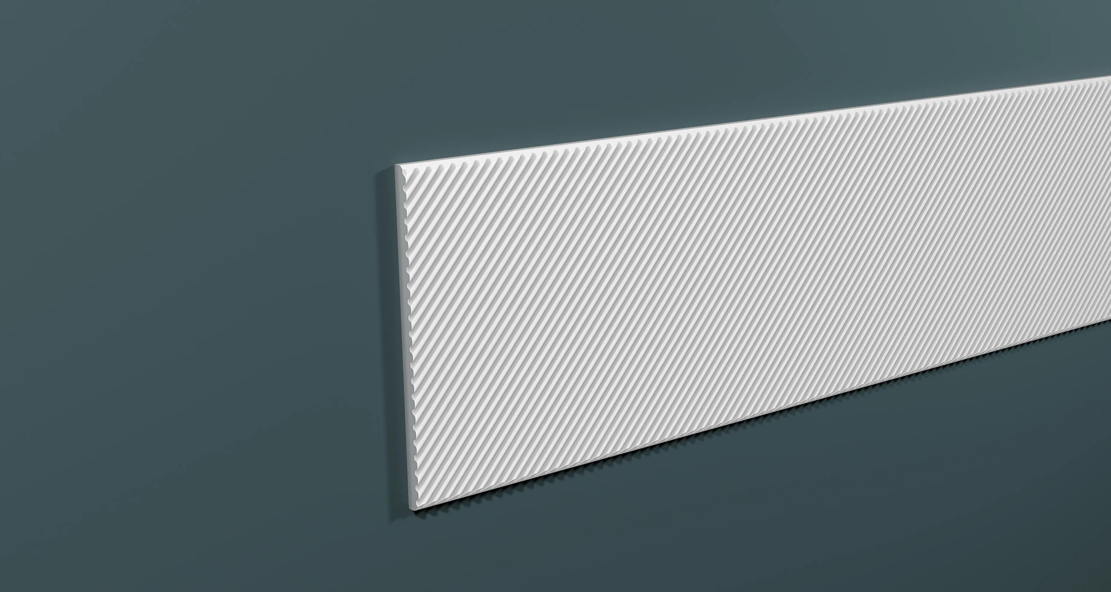Стеновая панель из полистирола под покраску Decor-Dizayn Грани DD926 2000×200×10