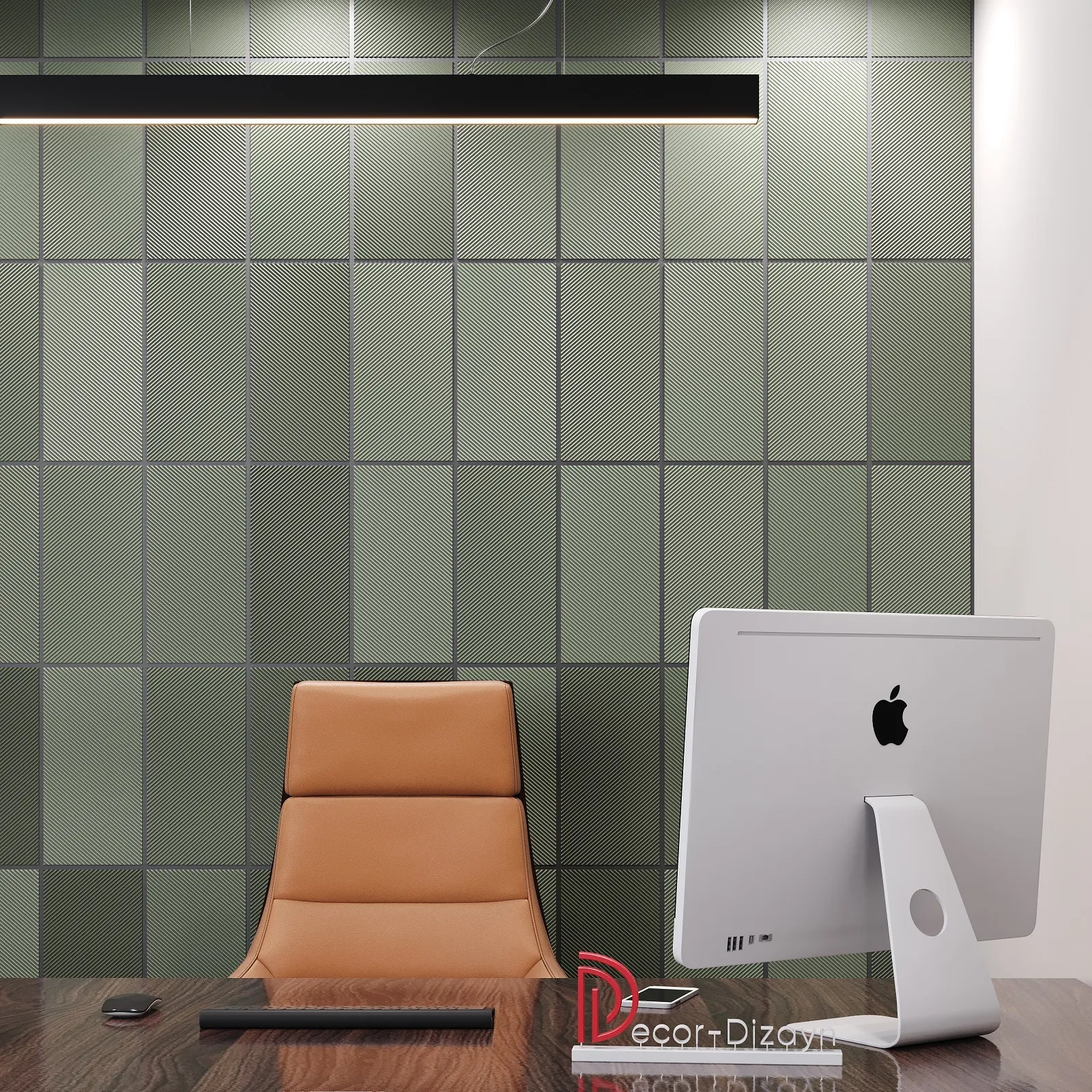 Стеновая панель из полистирола под покраску Decor-Dizayn Грани DD926 2000×200×10 фото в интерьере