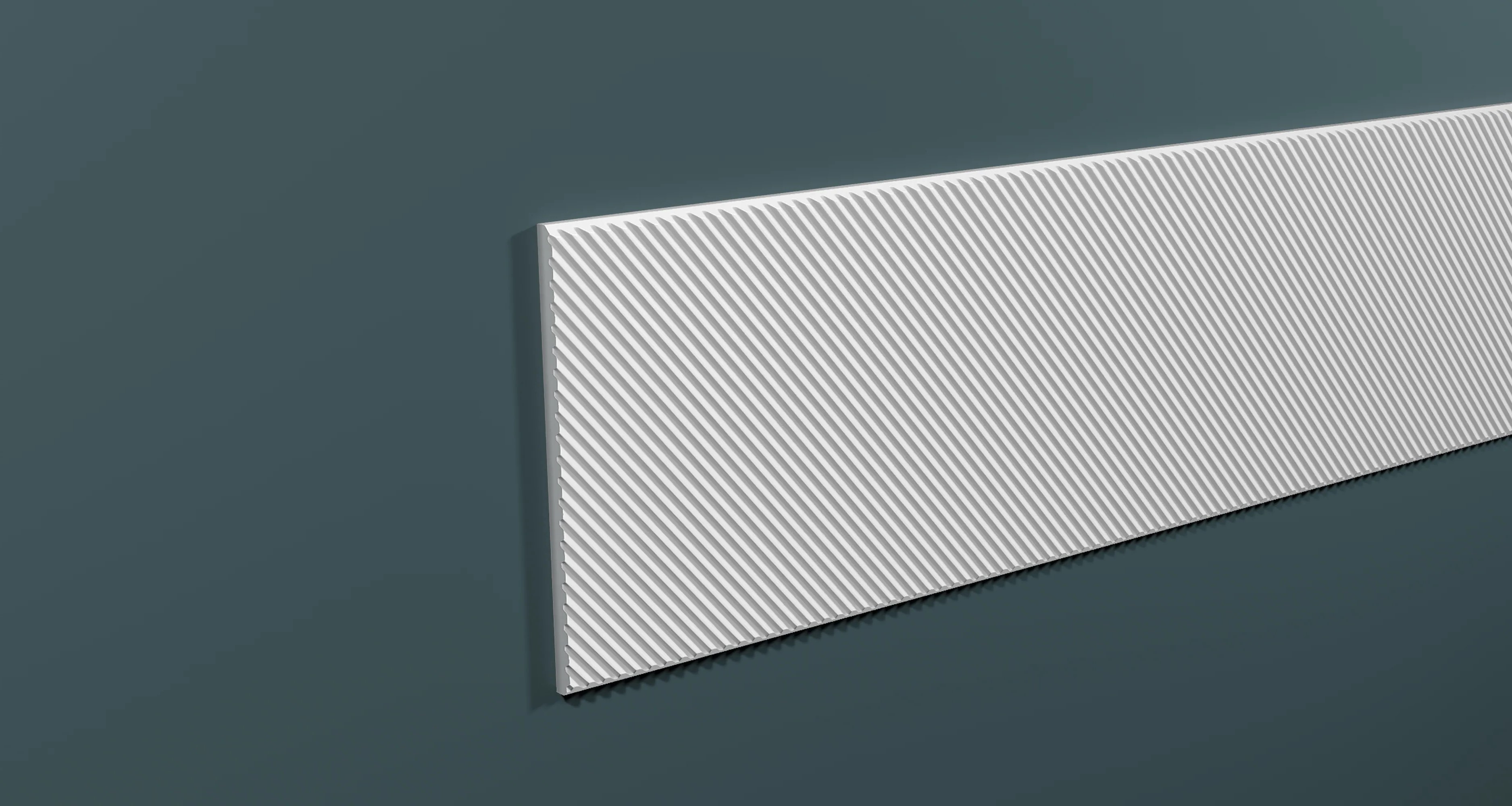 Стеновая панель из полистирола под покраску Decor-Dizayn Грани DD927 2000×200×10