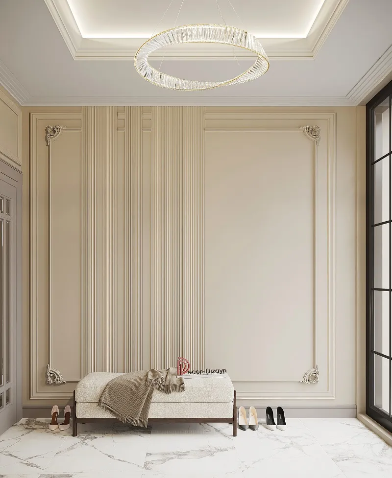 Декор к молдингу под покраску Decor-Dizayn C3-DD002 280×280×19 фото в интерьере