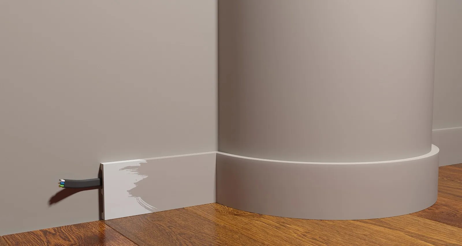 Плинтус под покраску гибкий Decor-Dizayn Грани DD708F 2000×80×13 Плинтус под покраску гибкий Decor-Dizayn Грани DD708F 2000×80×13