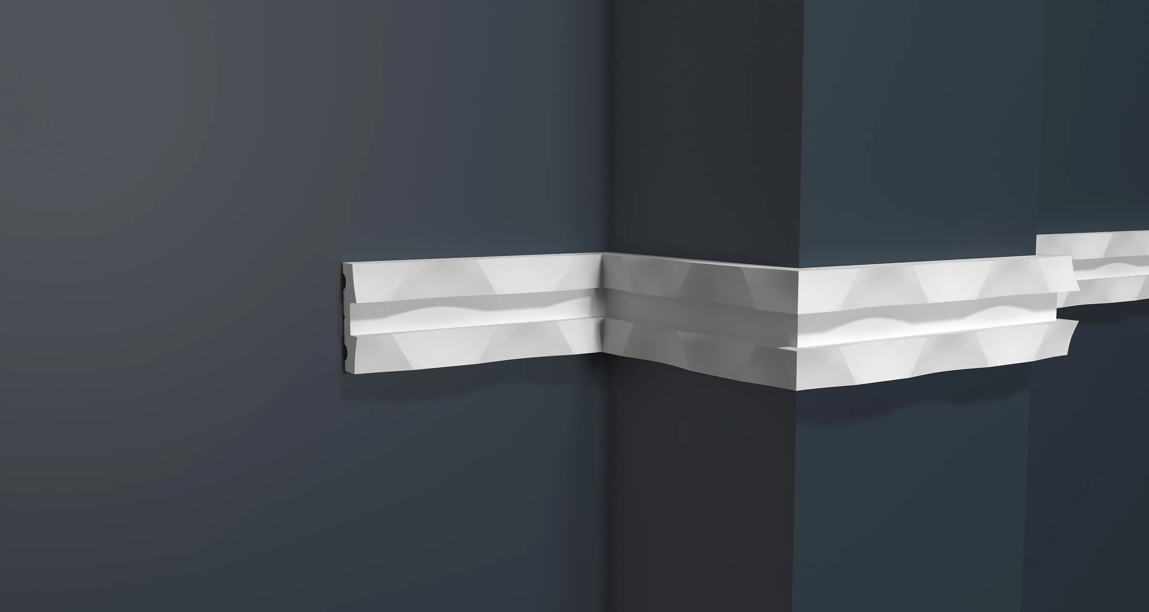 Молдинг из полистирола под покраску Decor-Dizayn Modern DD636 2000×32,8×10