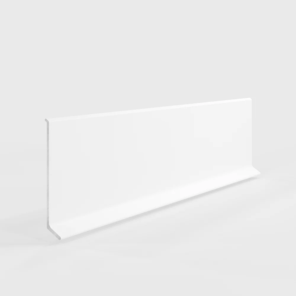 Плинтус алюминиевый Laconistiq Adhesive Белый RAL 9016 60-22-250 матовый 2500×60×10 Плинтус алюминиевый Laconistiq Adhesive Белый RAL 9016 60-22-250 матовый 2500×60×10