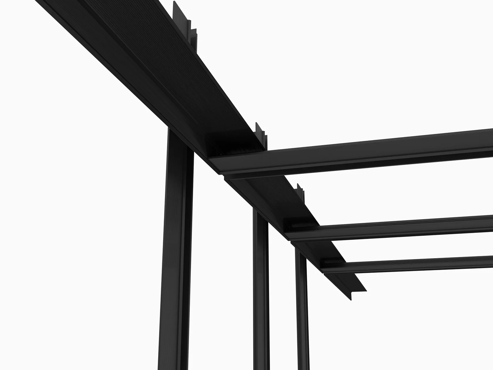 Профиль алюминиевый теневой с подсветкой Laconistiq Gips Черный муар RAL 9005 51-31-300 3000×43,8×44,1 Профиль алюминиевый теневой с подсветкой Laconistiq Gips Черный муар RAL 9005 51-31-300 3000×43,8×44,1