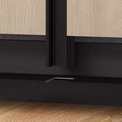Профиль алюминиевый теневой Laconistiq Dual Черный муар RAL 9005 22-31-300 3000×8,6×12
