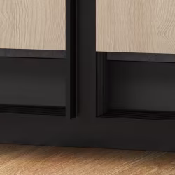 Профиль алюминиевый теневой Laconistiq Dual Черный муар RAL 9005 22-31-300 3000×8,6×12