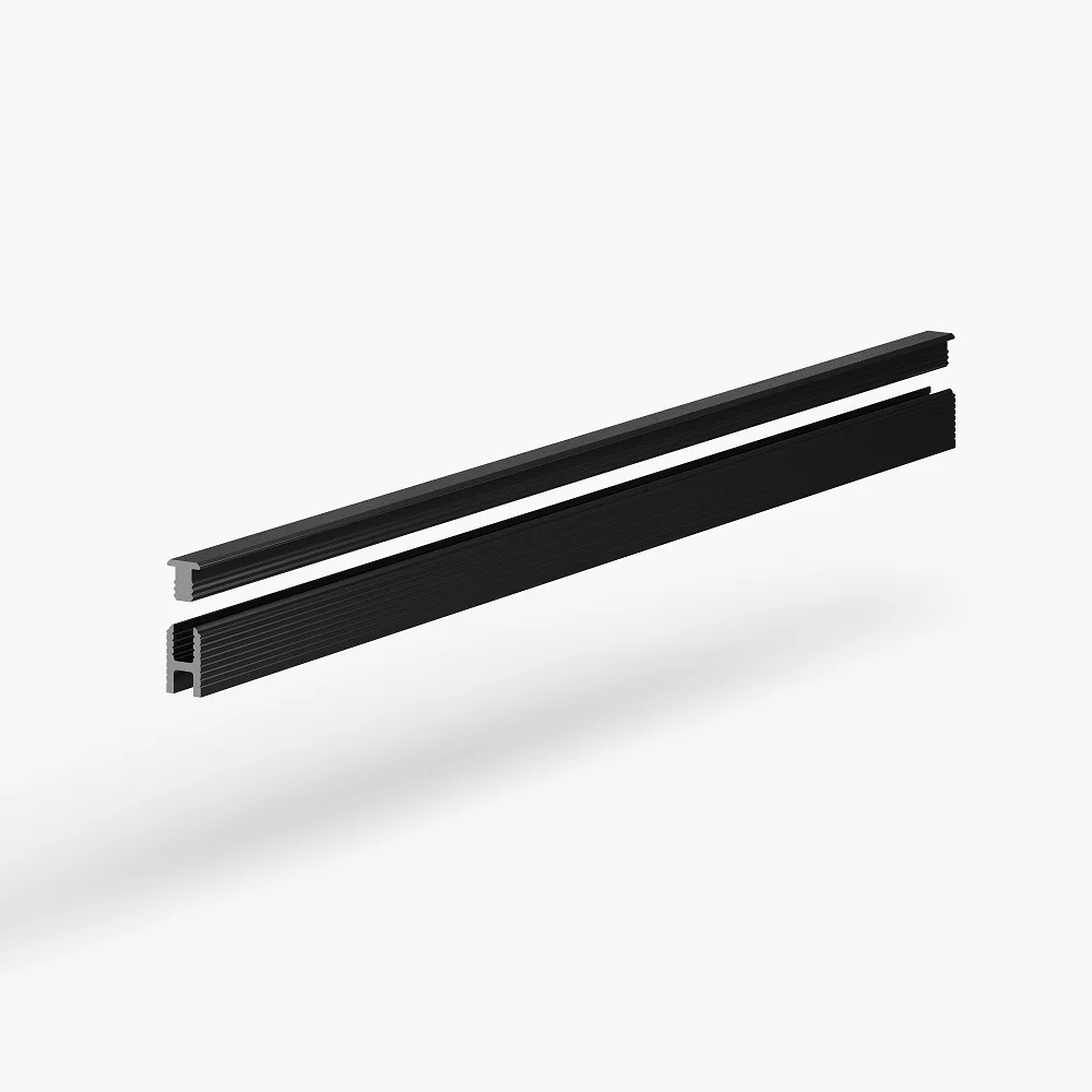 Профиль алюминиевый теневой Laconistiq Dual Mini Черный 28-11-300 3000×6×10 Профиль алюминиевый теневой Laconistiq Dual Mini Черный 28-11-300 3000×6×10