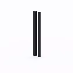 Профиль алюминиевый теневой Laconistiq Dual Mini Черный 28-11-300 3000×6×10