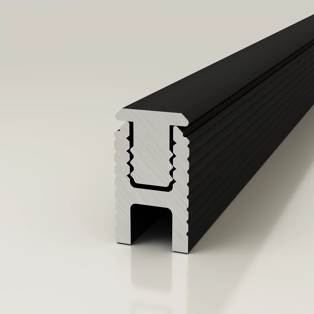 Профиль алюминиевый теневой Laconistiq Dual Mini Черный 28-11-300 3000×6×10 Профиль алюминиевый теневой Laconistiq Dual Mini Черный 28-11-300 3000×6×10