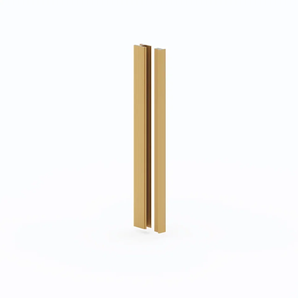 Профиль алюминиевый теневой Laconistiq Dual Mini Светлое золото 28-15-300 3000×6×10 Профиль алюминиевый теневой Laconistiq Dual Mini Светлое золото 28-15-300 3000×6×10