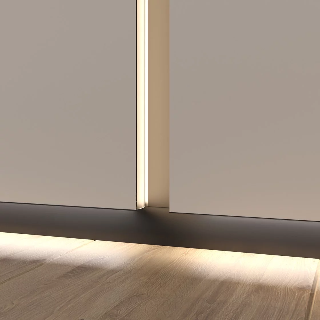 Профиль алюминиевый теневой с подсветкой Laconistiq Light Черный 23-11-300 3000×45,7×15,45 фото в интерьере Профиль алюминиевый теневой с подсветкой Laconistiq Light Черный 23-11-300 3000×45,7×15,45 фото в интерьере