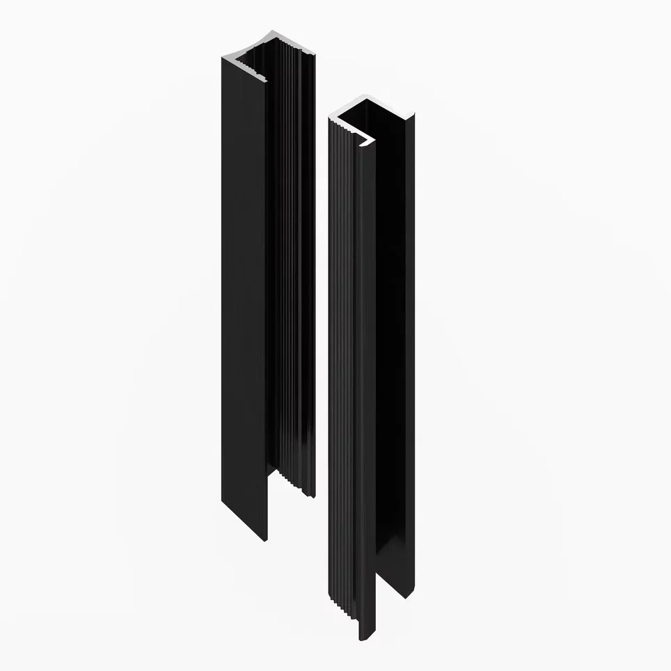 Профиль алюминиевый теневой с подсветкой Laconistiq Light mini Черный 29-11-300 3000×14×13 Профиль алюминиевый теневой с подсветкой Laconistiq Light mini Черный 29-11-300 3000×14×13