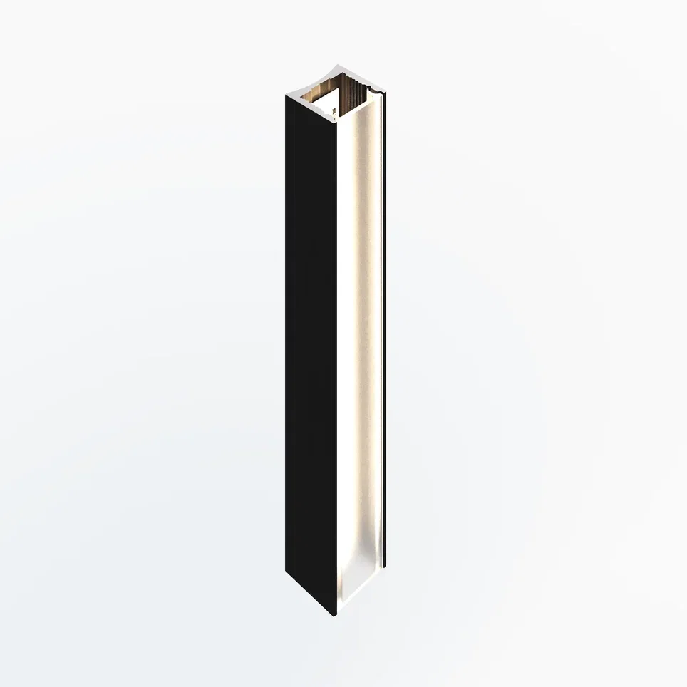 Профиль алюминиевый теневой с подсветкой Laconistiq Light mini Черный 29-11-300 3000×14×13 Профиль алюминиевый теневой с подсветкой Laconistiq Light mini Черный 29-11-300 3000×14×13