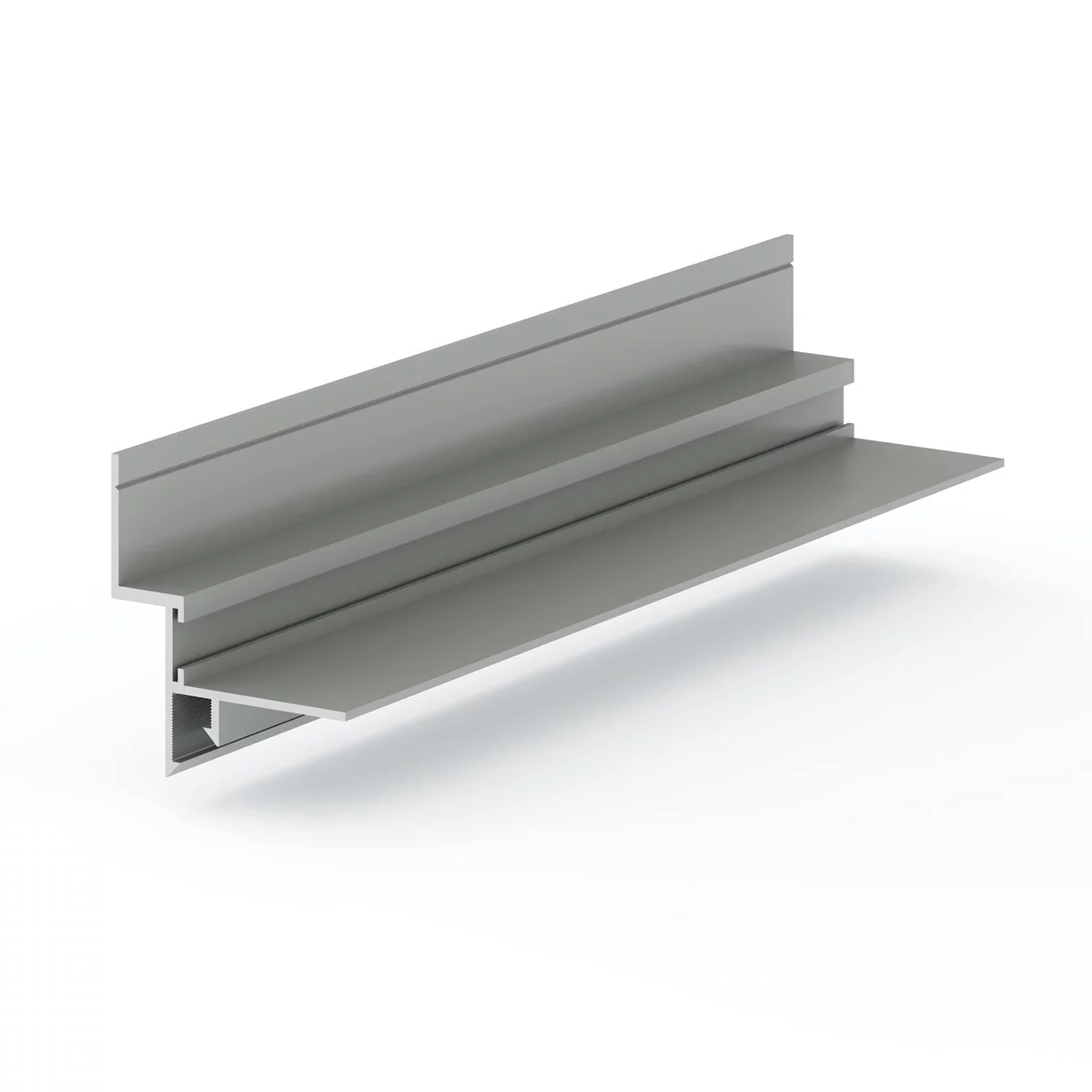 Профиль алюминиевый теневой Laconistiq Gips Regular 53-100-300 без покрытия 3000×47,5×43