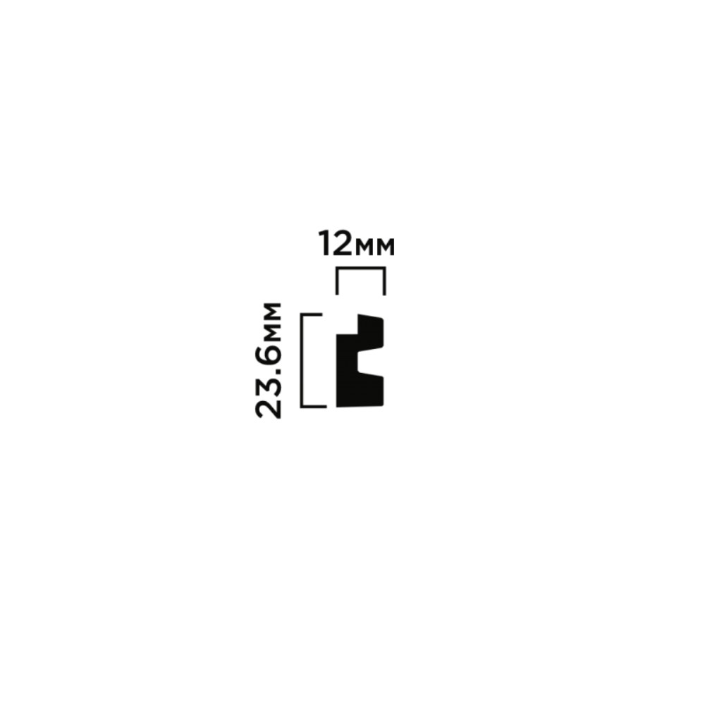 Финишный молдинг Hiwood LF129B BR395NK 2700×23,6×12