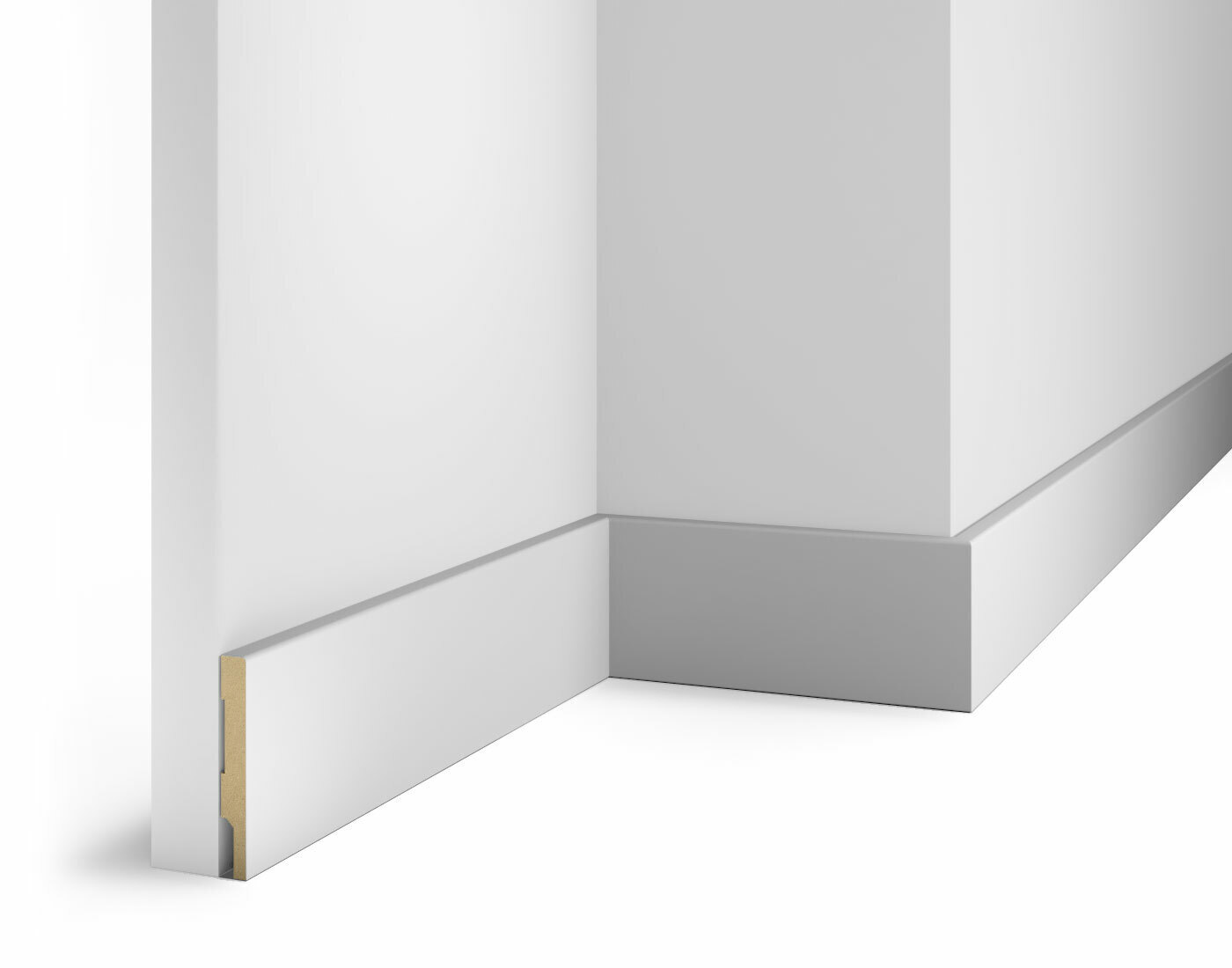 Плинтус МДФ под покраску Cosca Decor AP72 2400×75×10 Плинтус МДФ под покраску Cosca Decor AP72 2400×75×10