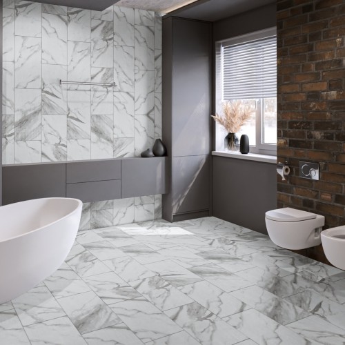 Кварцвиниловый SPC ламинат Damy Floor Ascent Strong Эверест 124-1-ST 610×305×5 фото в интерьере