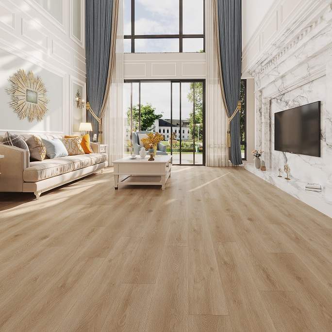 Кварцвиниловый SPC ламинат Evofloor Life Click Oak Samos Дуб Самос S042-4.2 1220×184×4,2 фото в интерьере