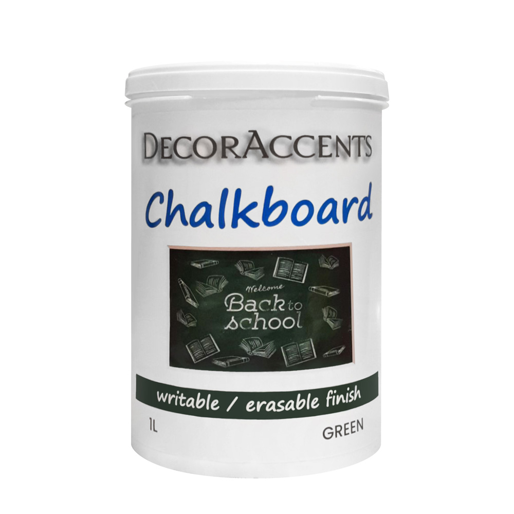 Краска с эффектом грифельной доски DecorAccents Chalkboard Green Зеленый 990180 1 л Краска с эффектом грифельной доски DecorAccents Chalkboard Green Зеленый 990180 1 л