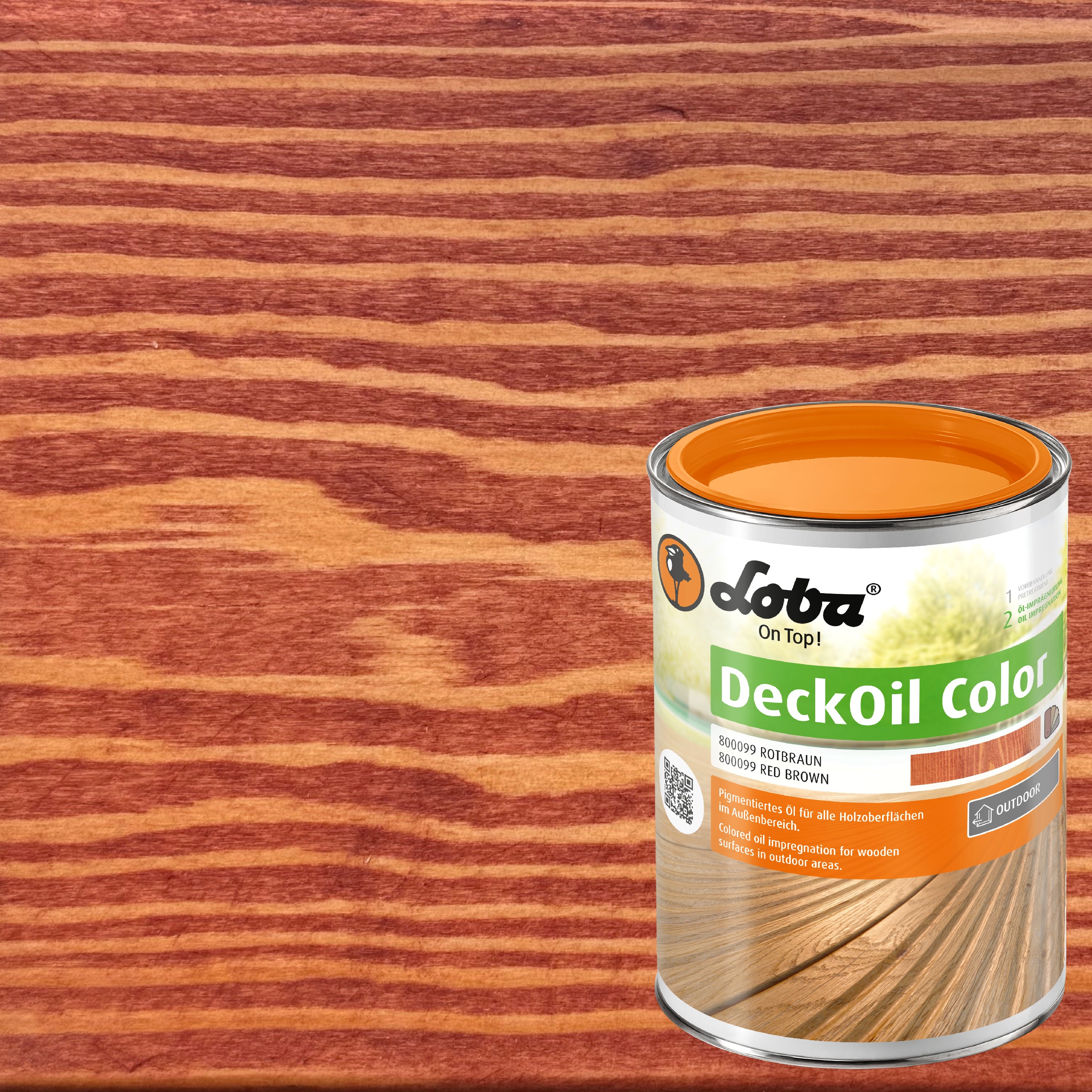 Масло для террас Loba Deck Oil Color 10616 цвет 800099 Red Brown Красно-коричневый матовый 2,5 л Масло для террас Loba Deck Oil Color 10616 цвет 800099 Red Brown Красно-коричневый матовый 2,5 л