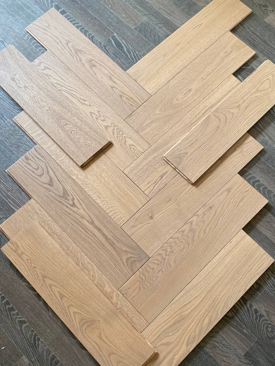 Инженерная доска Епаркет Дуб Шуя натур УФ лак венгерская елка 540×90×15