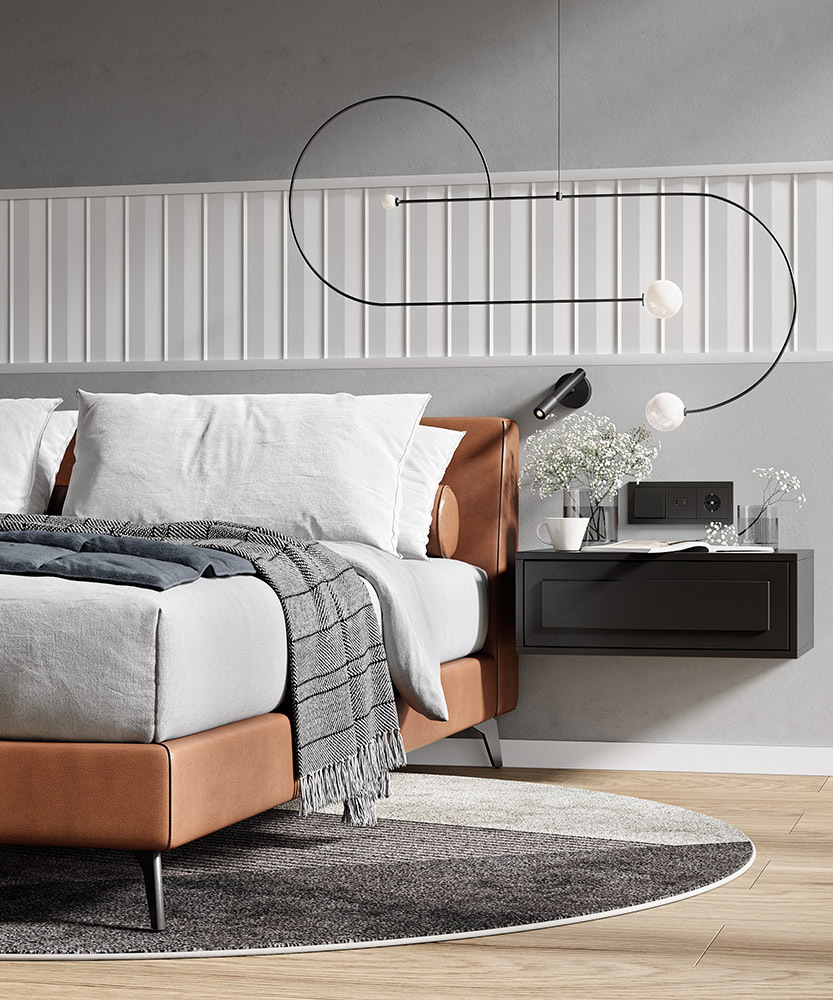 Рейка декоративная под покраску Cosca Decor RX001 2000×25×12 фото в интерьере