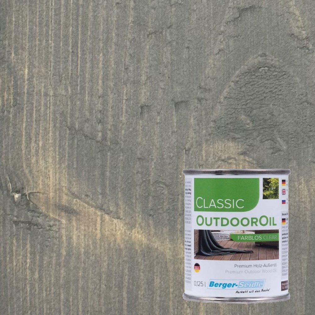 Масло для дерева Berger-Seidle OutdoorOil цвет Gray / Grau полуматовое 0,125 л Масло для дерева Berger-Seidle OutdoorOil цвет Gray / Grau полуматовое 0,125 л