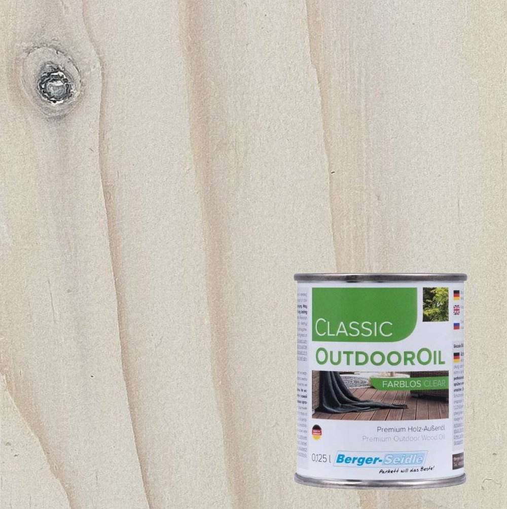 Масло для дерева Berger-Seidle OutdoorOil цвет Pure White / Reinweiss полуматовое 0,125 л Масло для дерева Berger-Seidle OutdoorOil цвет Pure White / Reinweiss полуматовое 0,125 л