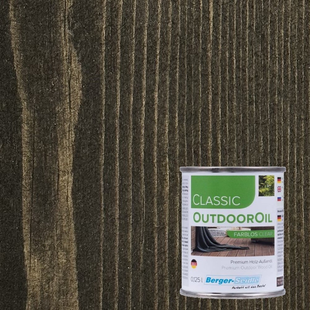Масло для дерева Berger-Seidle OutdoorOil цвет Black / Schwarz полуматовое 0,125 л Масло для дерева Berger-Seidle OutdoorOil цвет Black / Schwarz полуматовое 0,125 л