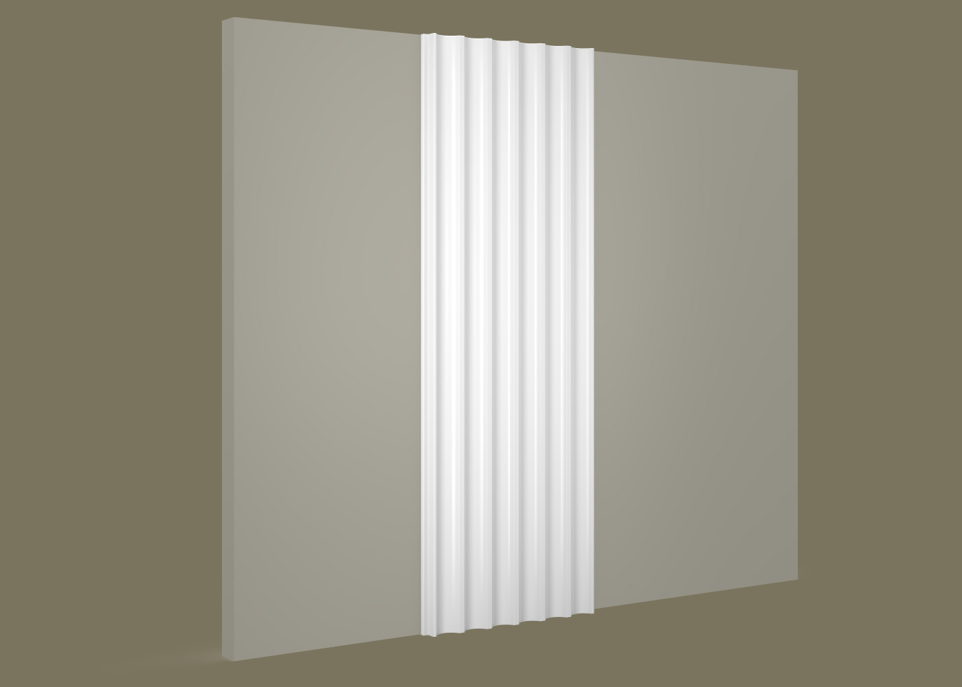 Стеновая панель под покраску Cosca Decor RP004 2800×156×12