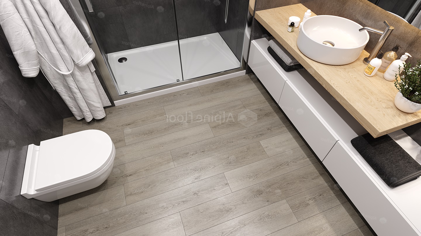 Кварцвиниловая плитка Alpine Floor клеевая Grand Sequoia LVT Мета ECO 11-2702 1219,2×184,15×2,5 фото в интерьере
