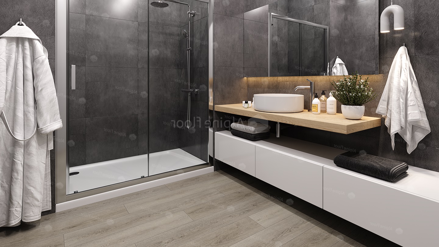 Кварцвиниловая плитка Alpine Floor клеевая Grand Sequoia LVT Мета ECO 11-2702 1219,2×184,15×2,5 фото в интерьере