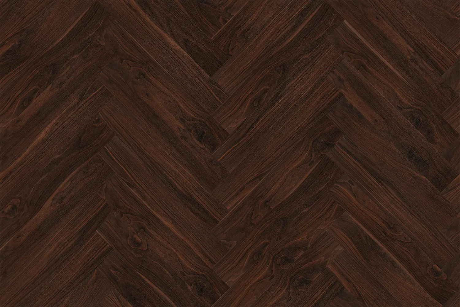 Кварцвиниловая плитка Vinilam клеевая Vinilpol Herringbone Glue Паркет Да Винчи 9977 венгерская елка 609,6×152,4×2,5