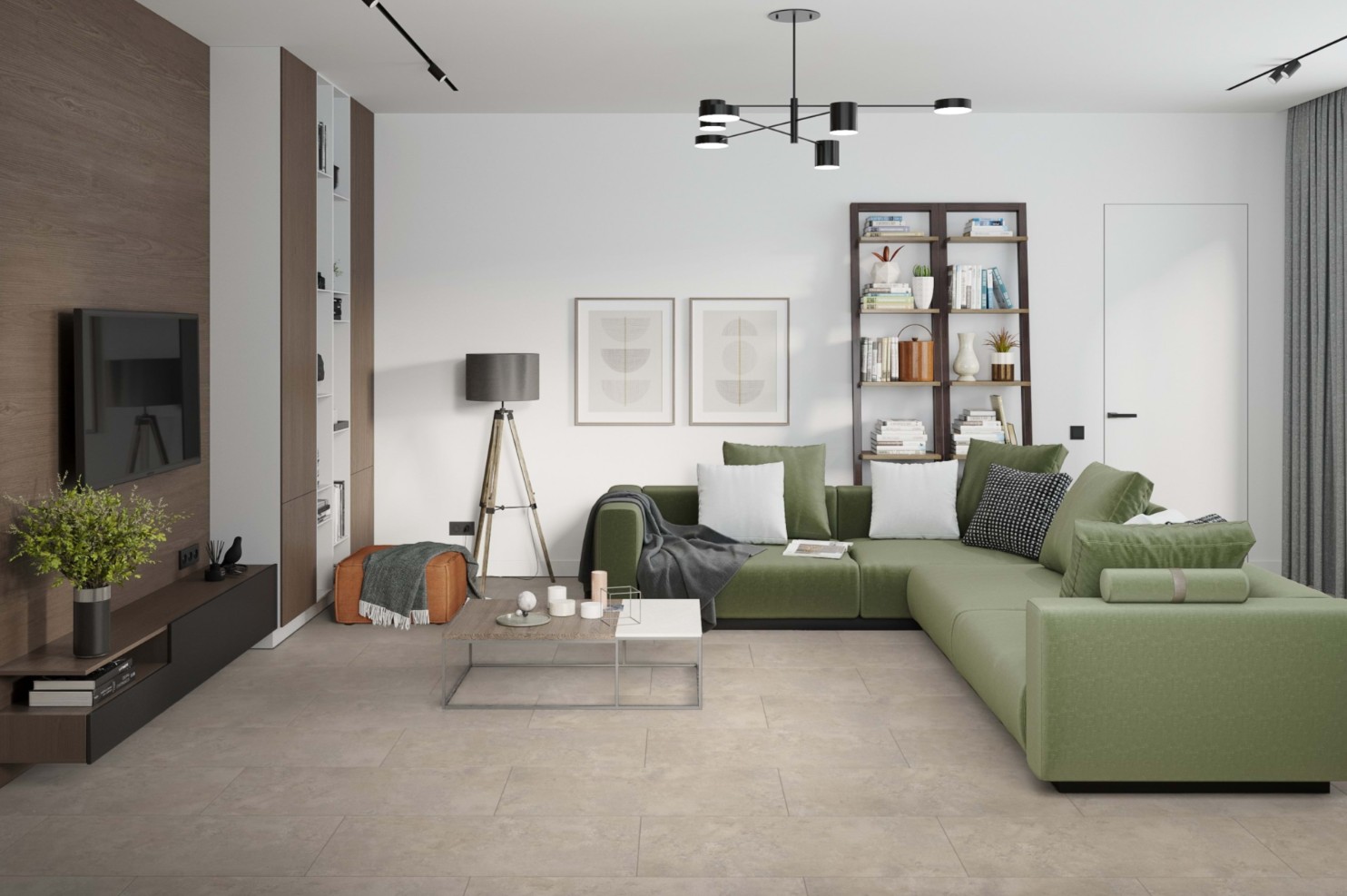 Кварцвиниловая плитка Damy Floor клеевая Ascent LVT Эйгер 3936-1-LVT 912,4×455,2×2,5 фото в интерьере