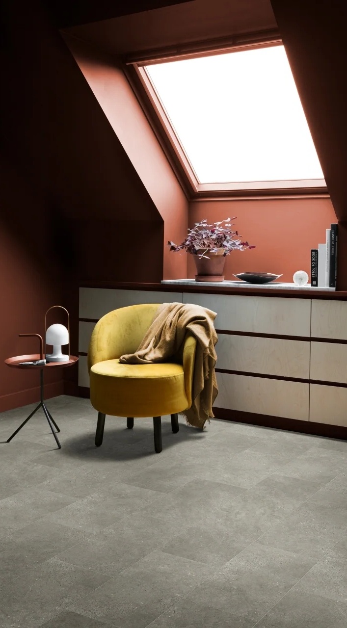 Кварцвиниловый SPC ламинат Adelar Solida Folkstone 11976 400087421 607×303×4 фото в интерьере