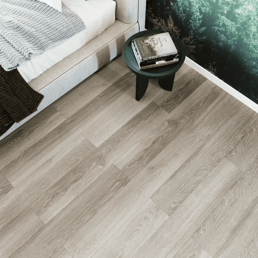 Кварцвиниловый SPC ламинат Invictus Maximus Plank French Oak Linen 1213×178×6 фото в интерьере