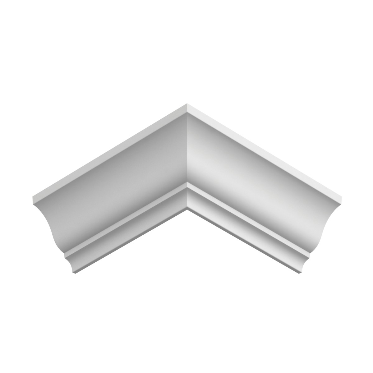 Потолочный плинтус под покраску Ultrawood CR 0001 i 2000×75×80