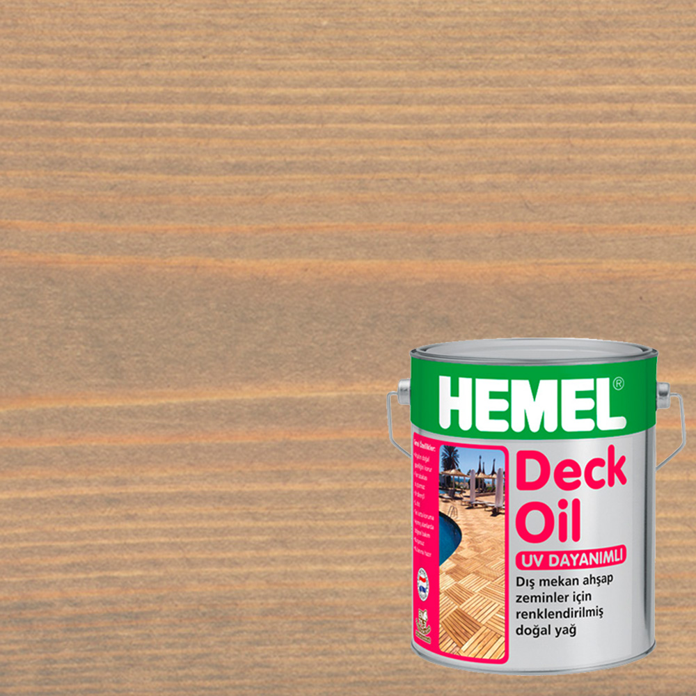 Масло для террас Hemel Deck Oil цвет 3114Н Серый базальт матовое 0,18 л Масло для террас Hemel Deck Oil цвет 3114Н Серый базальт матовое 0,18 л