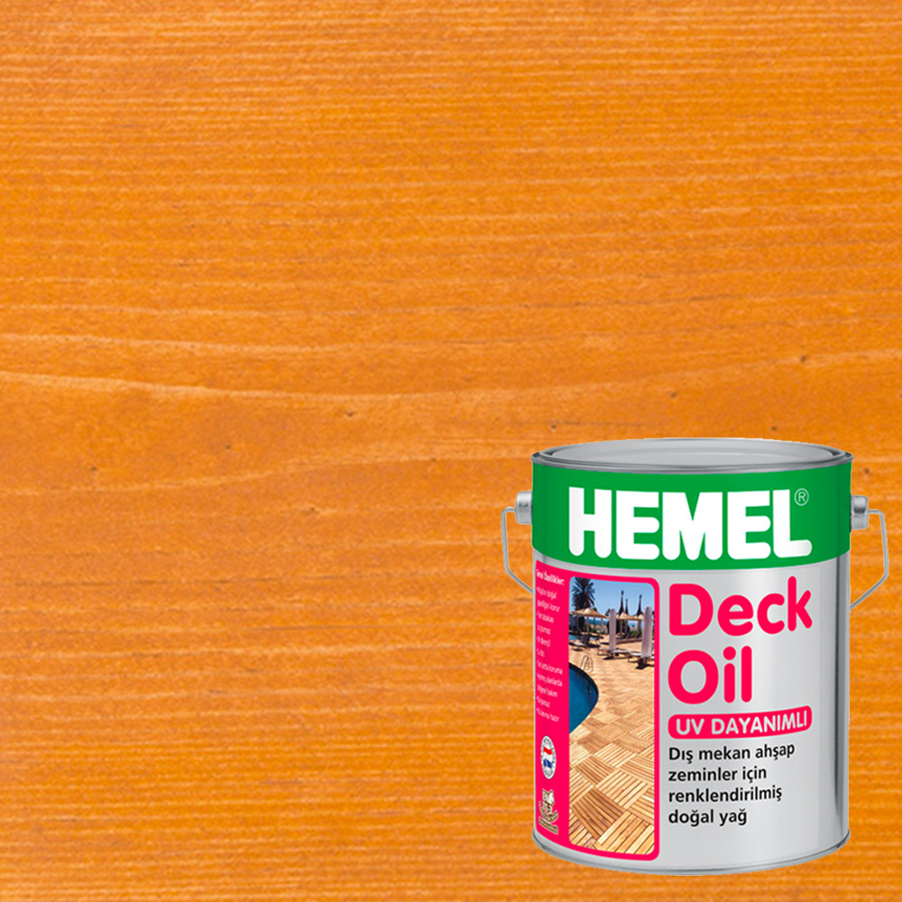 Масло для террас Hemel Deck Oil цвет 3112Н Ироко матовое 0,75 л