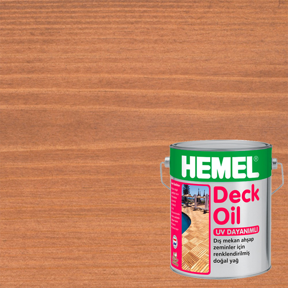 Масло для террас Hemel Deck Oil цвет 3113Н Бангкирай матовое 2,5 л